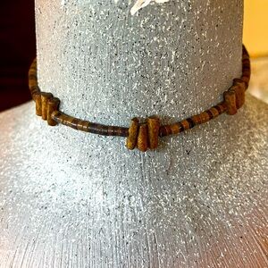 Stylish Brown Beaded Necklace